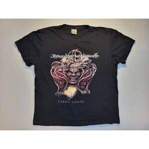 Hideous Divinity Cobra Verde Metal Band T-shirt Black Womens Size M‎
